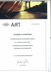 A&RT Certyfikat