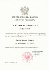 Certyfikat MF