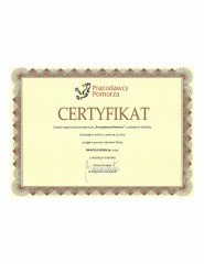 2+1 Certyfikat Pracodawcy Pomorza