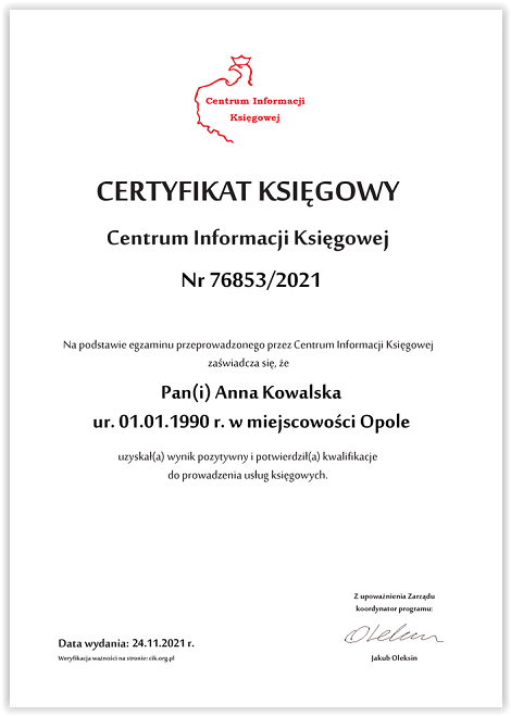 Certyfikat-Ksiegowy-CIK-wzor